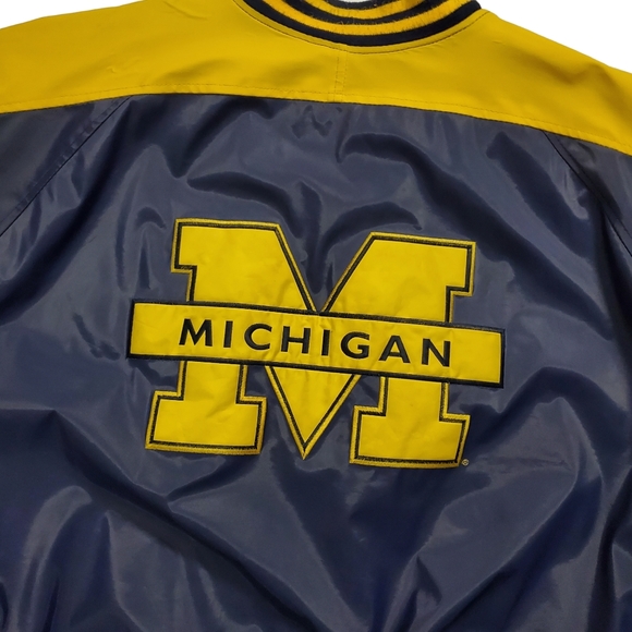 Vintage MICHIGAN WOLVERINES Jacket Coat STEVE & BARRY’s Collegiate - Picture 11 of 13